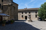 Der Marktplatz mit Brunnen